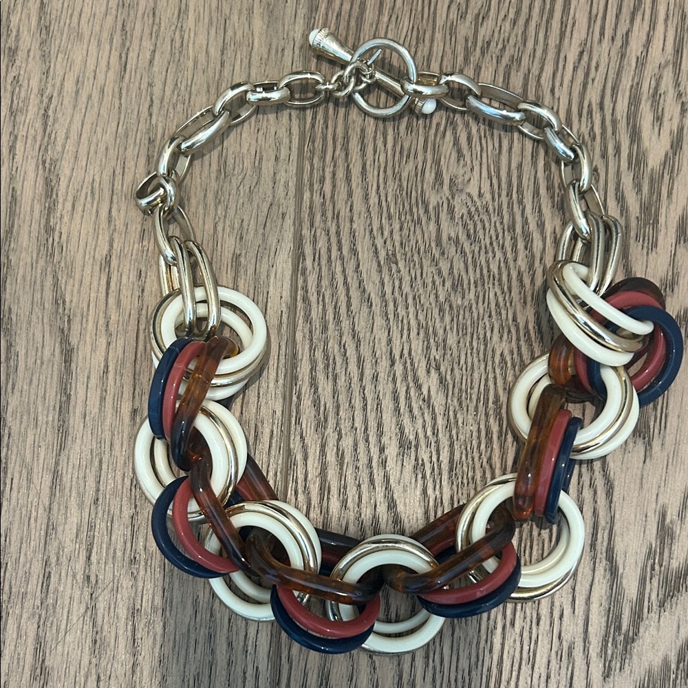 Banana Republic Stylish Multicolor Chain Necklace